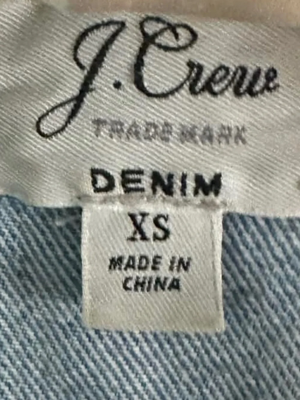 J. Crew Light Blue Denim Jacket - Faded Wash